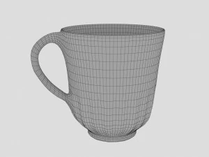 Tea Set 3D Model