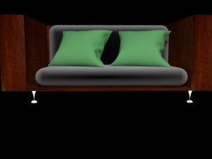 sofa Modello 3D