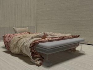 बिस्तर 3D मॉडल