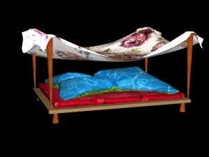 bed 3D Model