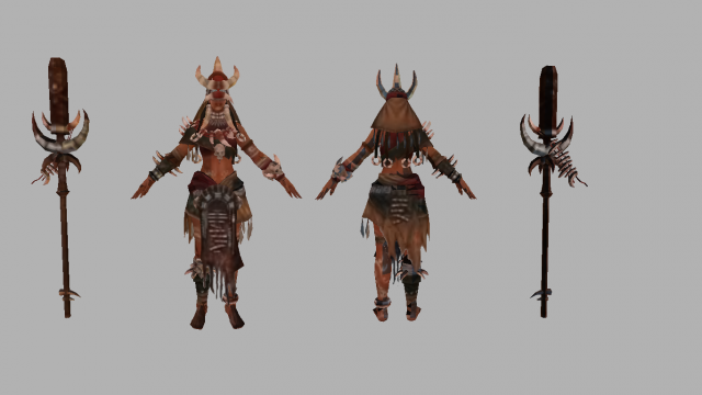 character 3d boss 3d max obj Modello 3D .c4d .max .obj .3ds .fbx .stl .blend 