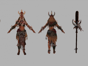 character 3d boss 3d max obj Model 3D