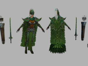 3d character free mega download Modèle 3D