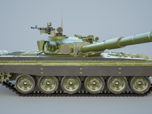 tank t 72 Model 3D