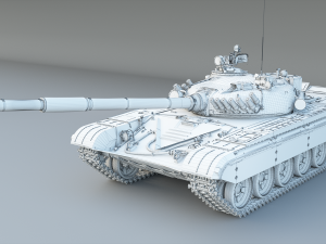 tank t 72 Model 3D