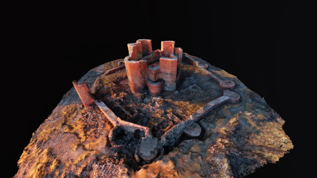 castle 3d photogrammetry model Model 3D .c4d .max .obj .3ds .fbx .stl .blend 