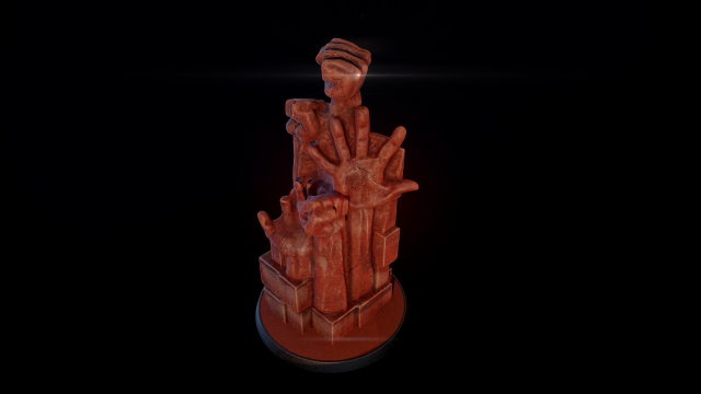 hand statue 3d photogrammetry model Model 3D .c4d .max .obj .3ds .fbx .stl .blend 