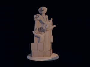 hand statue 3d photogrammetry model Model 3D