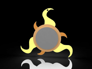 legacy of kain fire reaver symbol - 3d print ready 3Dプリントモデル