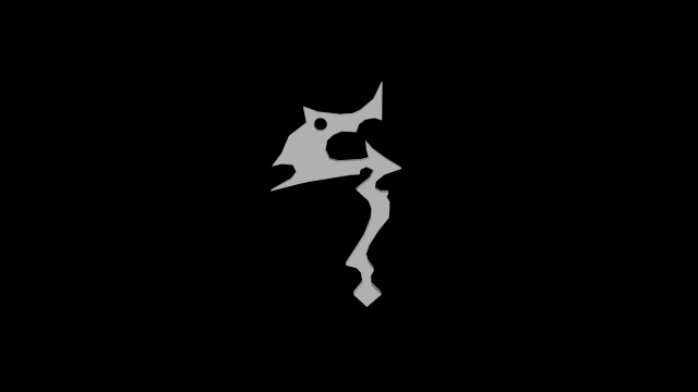 legacy of kain raziel clan symbol 3d print ready 3D प्रिंट मॉडल .c4d .max .obj .3ds .fbx .stl .blend 