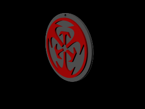 legacy of kain force glyph symbol 3d print ready 3D प्रिंट मॉडल