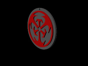 legacy of kain force glyph symbol 3d print ready 3D Print Model