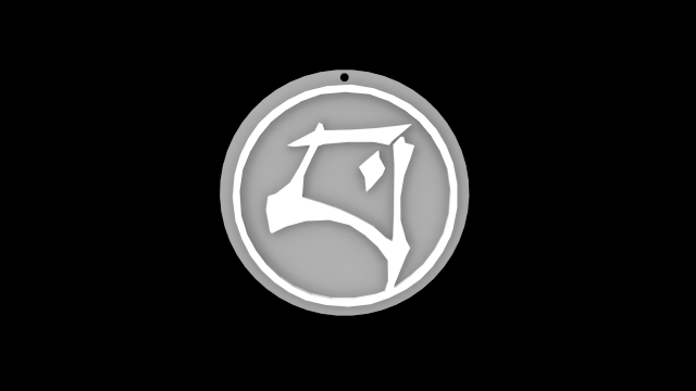 legacy of kain stone glyph symbol 3d print ready 3Dプリントモデル .c4d .max .obj .3ds .fbx .stl .blend 