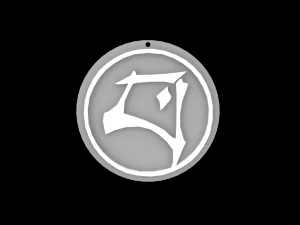 kain'in mirası taş glif sembol&uuml; 3d baskıya hazır 3D Baskı Modeli