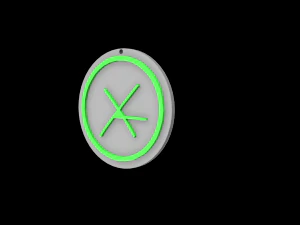legacy of kain pillar of dimension symbol - 3d print ready 3D Print Model