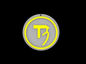 Verm&auml;chtnis der Kain-S&auml;ule der Energie, Symbol &ndash; 3D-Druck bereit 3D Druckmodell