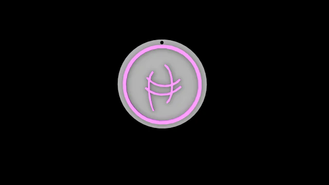 legacy of kain pillar of mind symbol 3d print ready 3D Print Model .c4d .max .obj .3ds .fbx .stl .blend 
