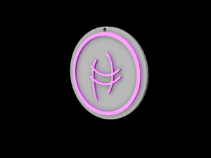 legacy of kain pillar of mind symbol 3d print ready 3D Print Model