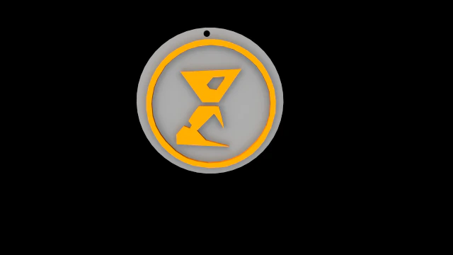 legacy of kain pillar of time symbol - 3d print ready 3D Print Model .c4d .max .obj .3ds .fbx .stl .blend 