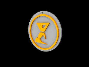 legacy of kain pillar of time symbol - 3d print ready 3D Print Model
