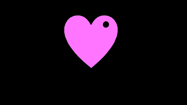 a heart shaped necklace - print ready 3D Print Model .c4d .max .obj .3ds .fbx .stl .blend 