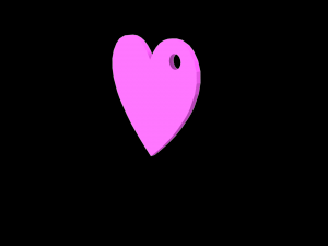 a heart shaped necklace - print ready 3D Print Model