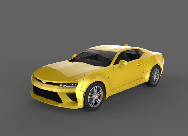 camaro 2016 3D Model .c4d .max .obj .3ds .fbx .stl .blend