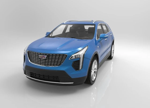 cadillac xt4 2019 3D Model .c4d .max .obj .3ds .fbx .stl .blend 