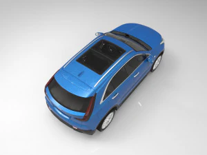 cadillac xt4 2019 3D Model