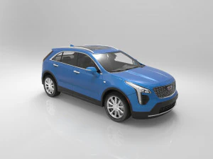cadillac xt4 2019 3D Model
