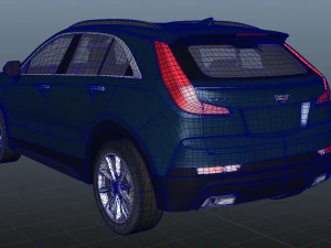 cadillac xt4 2019 3D Model