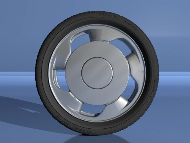 wheel tire 3D Model .c4d .max .obj .3ds .fbx .stl .blend 