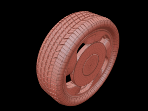 wheel tire 3D Model