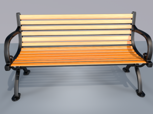 garden chair Model 3D