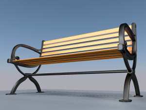 garden chair Model 3D