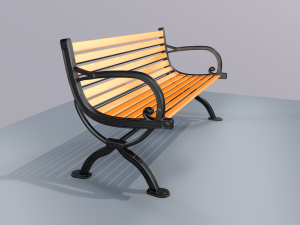 garden chair Model 3D