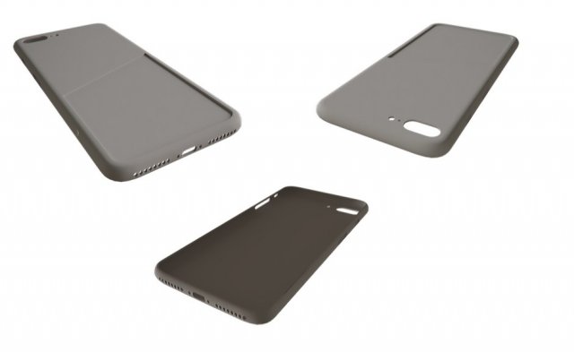 iphone 7 plus case model 3D Print Model .c4d .max .obj .3ds .fbx .lwo .lw .lws