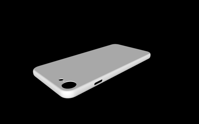 Download iphone 7 simple case model 3D Model