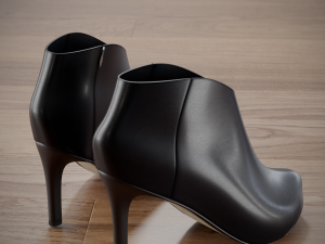 ankle boots 3D 모델