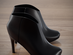 ankle boots 3D 모델
