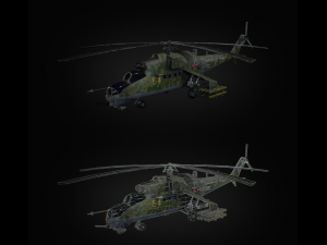 mil mi-24 3D 모델