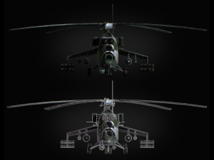mil mi-24 3D 모델