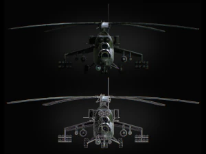 mil mi-24 3D Model