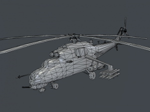 mil mi-24 3D 모델