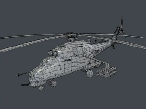 mil mi-24 3D Model