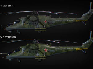 mil mi-24 3D Model