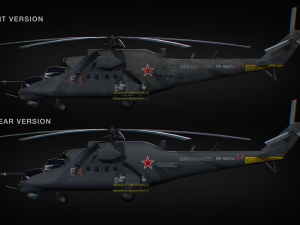 mil mi-24 3D 모델