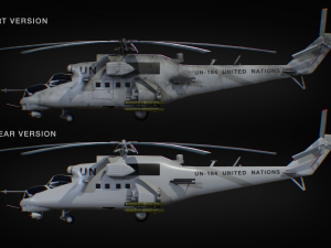 mil mi-24 3D 모델