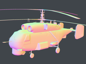 kamov ka-27 Modello 3D