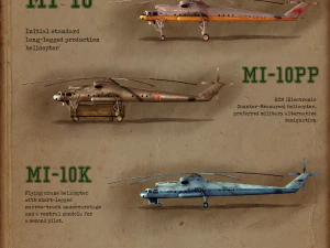 mil mi-10 3D Model